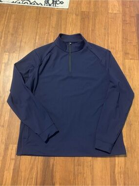 Public Rec Navy Quarter-Zip Pullover